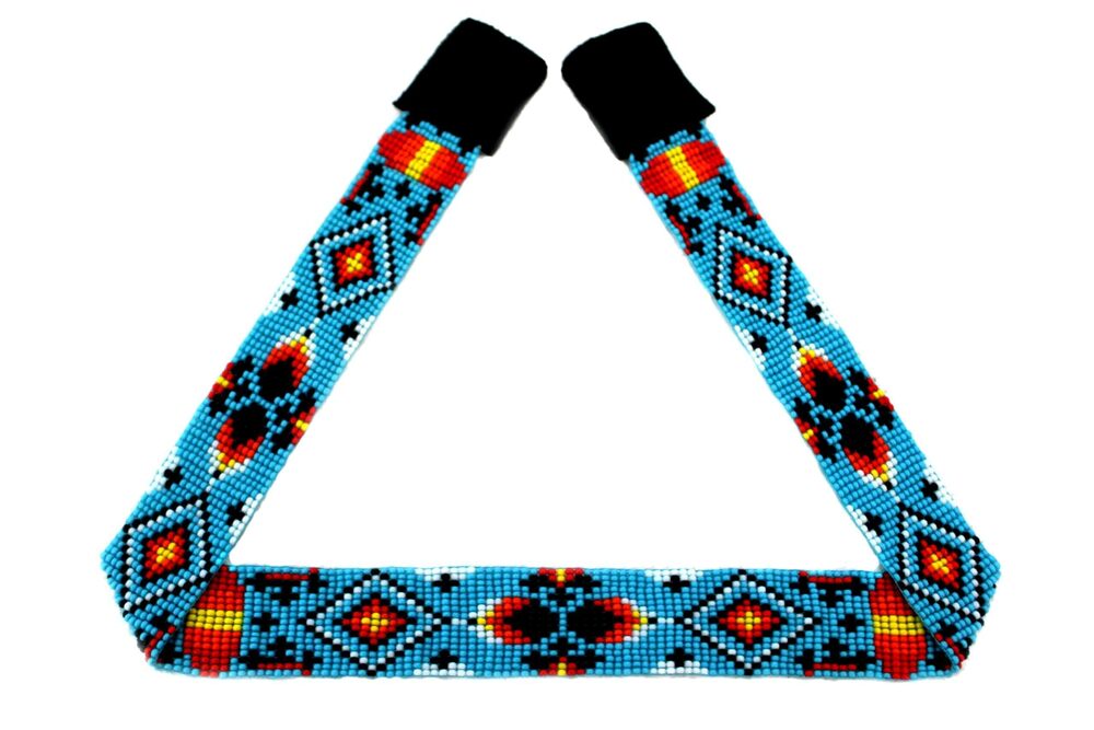8853 Beaded Hatband Native American Style Southwestern Cowboy Hat Band